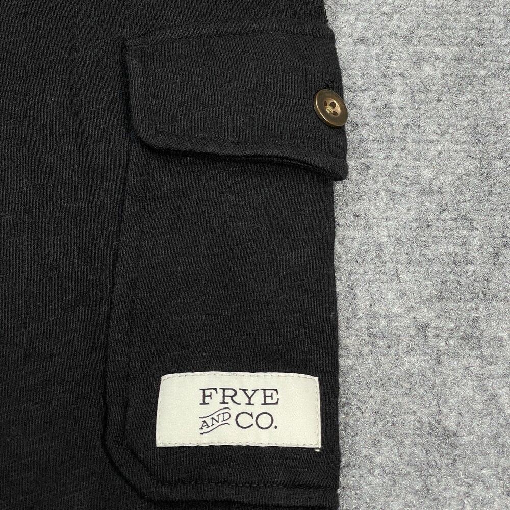 Frye & Co Foxtail Heritage Sweatpants Joggers Size Medium Black Fmf1k516 View 4